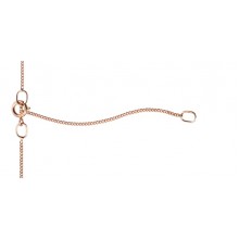 Rose Gold Curb chain 41 - 46cm